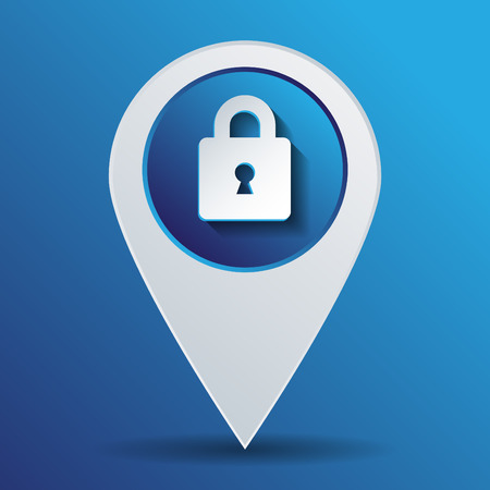 padlock symbol iconのイラスト素材