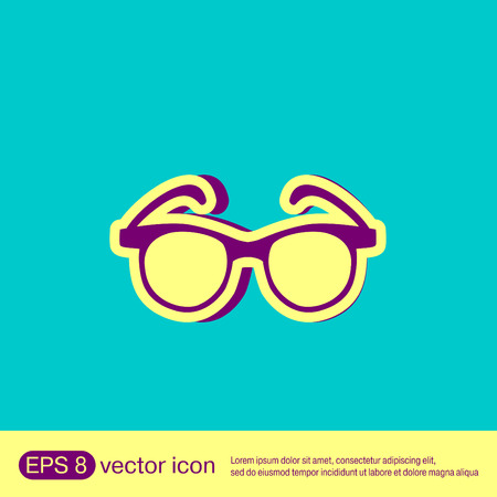Glasses iconのイラスト素材