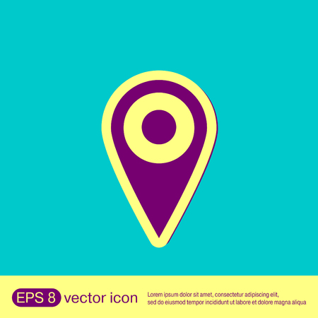 pin location on the map. local pinのイラスト素材