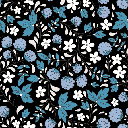 Seamless background with raspberry. Vector illustration.のイラスト素材