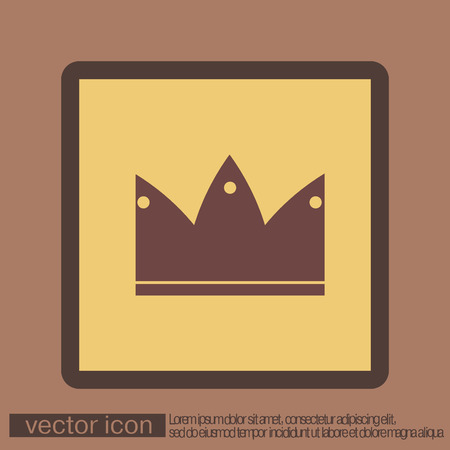 crown iconのイラスト素材