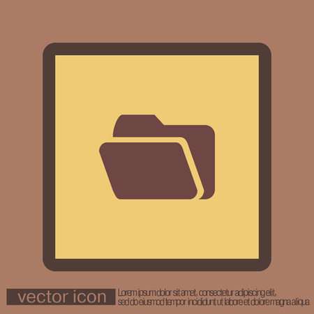 folder for documents sign.のイラスト素材