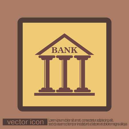 bank building.のイラスト素材