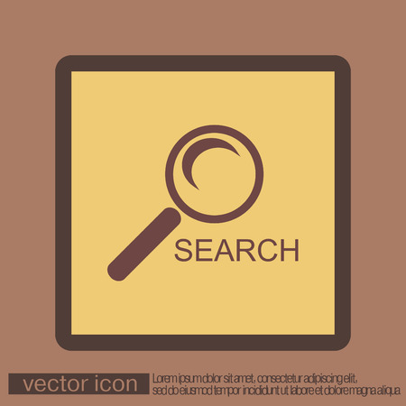magnifier searchのイラスト素材