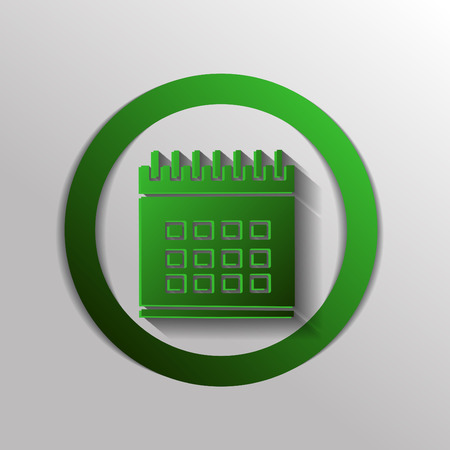 calendar signのイラスト素材