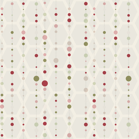 geometry vector pattern. seamless ornament with lines and dotのイラスト素材