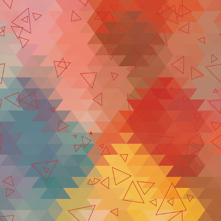 Geometric triangle abstract background. seamless pattern