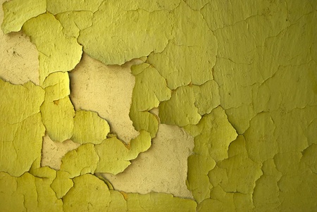 old cracked green wall textureの写真素材
