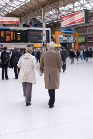 Busy hours at Victoria Station, London 
Victoria Station, London, UK, Photo taken 17/05/2012のeditorial素材