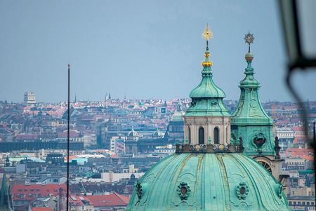 Beautiful old town Prague scenery, Czech republicの写真素材