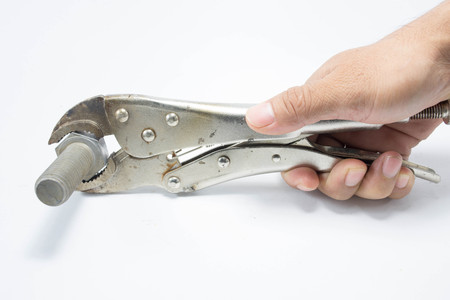 nut and wrenchの写真素材