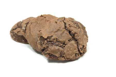 dark chocolate brownie cookieの写真素材