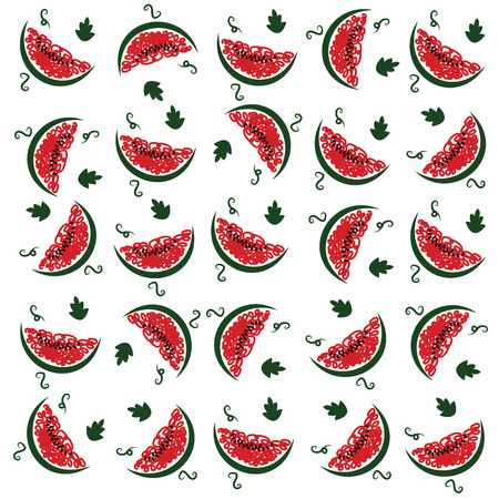 Bright wallpaper with watermelonの写真素材
