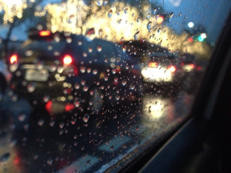 Water Drop in Rainy Dayの素材