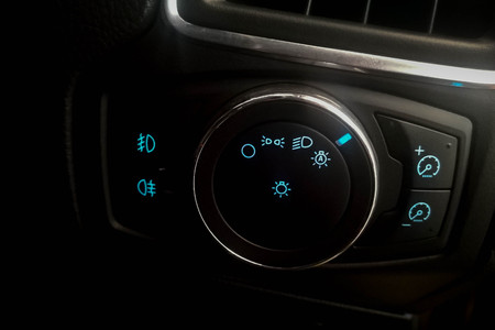 Car Inerior Lighting Control Button Switcher. Modern Car Lighting Controller. Fog Lights Control.
