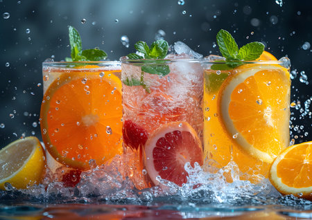 Margarita cocktail, summer refreshment drink for party at the beach. Bartender made juice lime beverage concept.の素材