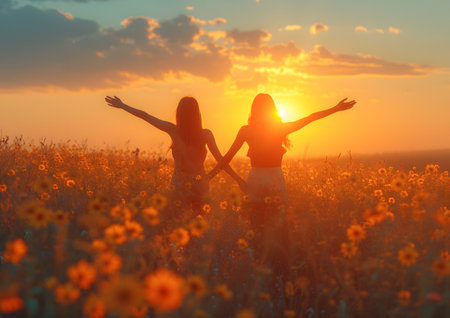 Life is Happiness. People showing happy moment in life.の素材