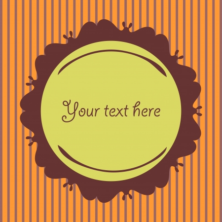 Vector card with frameのイラスト素材