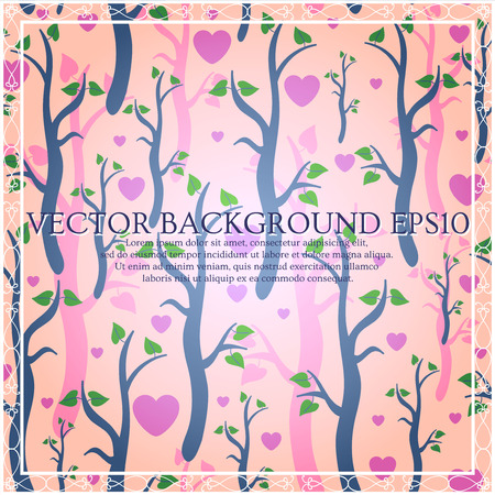 Card with decorative floral patternのイラスト素材