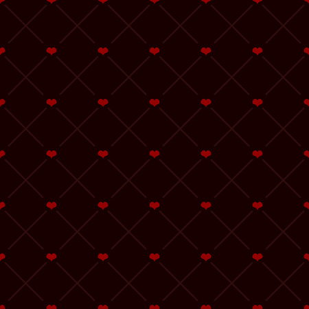 Seamless pattern with hearts. Vector seamless texture for wallpapers, pattern fills, web page backgroundsのイラスト素材