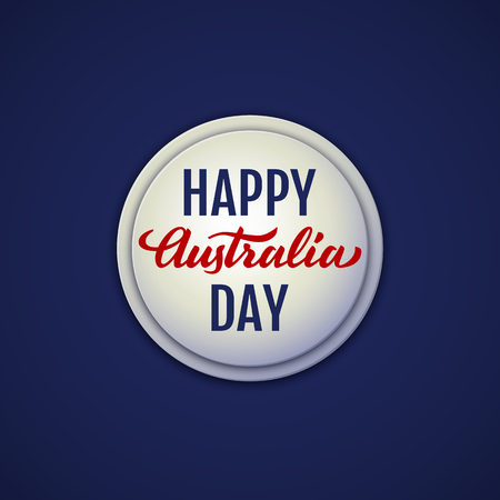 Happy Australia Day vector illustration, January 26のイラスト素材