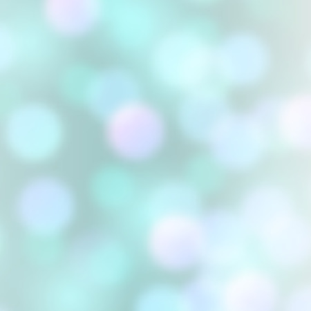 Vector realistic abstract background with blurred defocused light blue bokeh lightsのイラスト素材