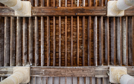 Wooden ceilingの写真素材