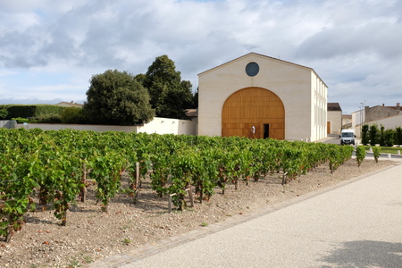 Photograph of a famous french winery of the medoc regionのeditorial素材