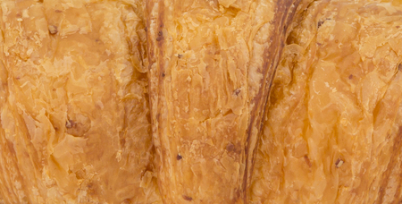 Close up surface of croissantの写真素材