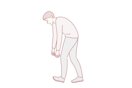 Overwork, tiredness, exhaustion at work conceptのイラスト素材