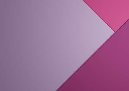 Top view 3D render of minimal colorful purple, bright purple, pastel violet paper composition background with copy space for presentation wallpaper with place for textの写真素材