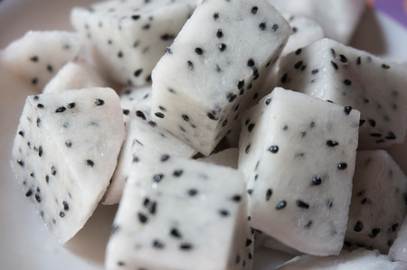 Close-up dragon fresh fruits.の写真素材