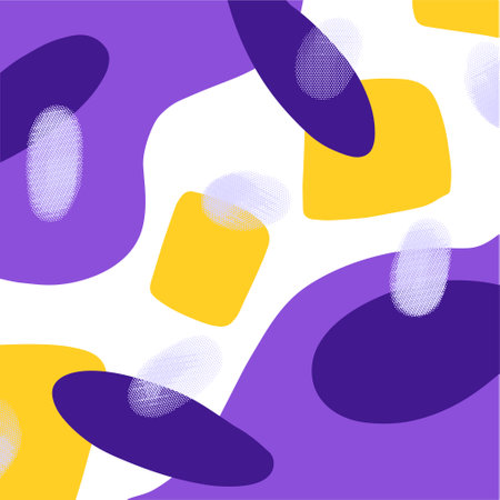 Modern abstract cover, minimal design. Colorful geometric background with different shapes and textures. Vectorのイラスト素材
