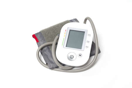 Medical electronic tonometer isolated on white backgroundの写真素材