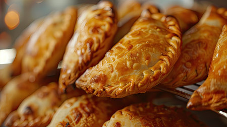 Empanadas - Argentine fried meat pies. High quality photoの写真素材