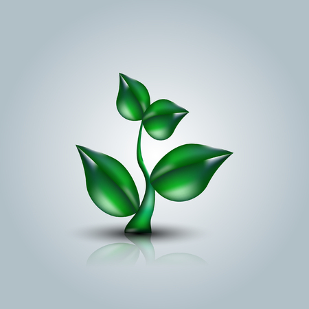 Green growing sproutのイラスト素材