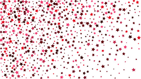 Abstract Background with Many Random Falling Stars Confetti on Background. Invitation Background. Banner, Greeting Card, Christmas and New Year card, Postcard, Packaging, Textile Printのイラスト素材