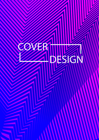 Simple Cover Design Simple Halftone Gradients Background. Future Cover Template. Vector Geometric Patterns. A4 size. Brochures, Flyers, Presentations, Leaflet, Magazine, Annual Reportのイラスト素材