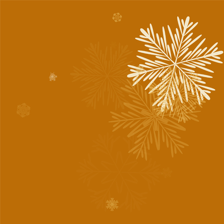 Beautiful Background with Falling Snowflakes.のイラスト素材