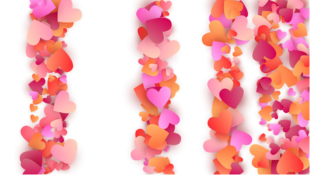 Happy Valentine's Day Background.  Illustration for your  Happy Valentine's Day Design.     Wedding Background for Greeting Card, Invitation or Banner. Vector illustration.のイラスト素材