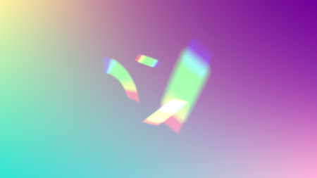 Holographic Light Glitch Effect. Iridescent Background. 
Vector Rainbow Gradient with Sunshine...