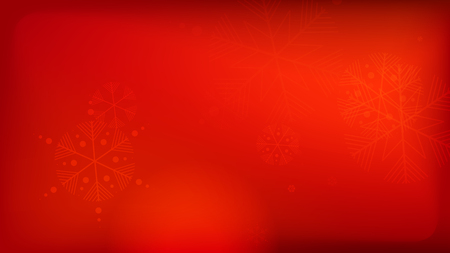 Snowflakes Red Christmas Background. Vector Falling Snowflakes on a Red Background.のイラスト素材