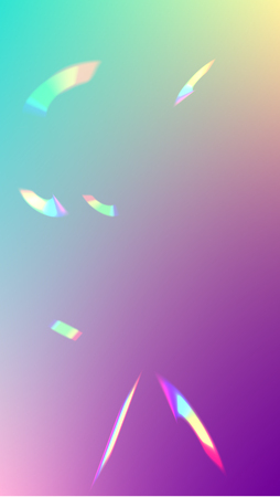 Holographic Light Glitch Effect. Iridescent Background. 
Vector Rainbow Gradient with Sunshine Glare.  
Mesh Holographic Foil. Trendy Hologram Vector Background. Creative Festive Backdrop.のイラスト素材