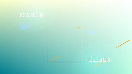 Colorful Background with Simple Geometric Shape. Holographic Colour Gradient. Cool Abstract...