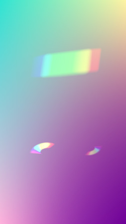Holographic Light Glitch Effect. Iridescent Background. 
Vector Rainbow Gradient with Sunshine Glare.  
 Trendy Hologram Vector Background. Mesh Holographic Foil. Creative Festive Backdrop.のイラスト素材