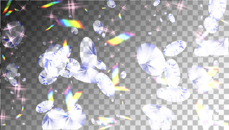 Sparkle Background. Blue Decor. Bright Glamour Image. Christmas Magic Background. Transparent Sparkle Background. Vintage Grey Treasure. Falling Holographic Backdrop.のイラスト素材