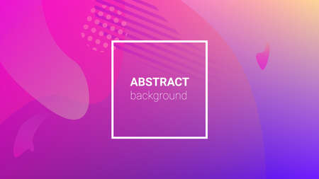 Gradient Background. Modern Geometric Pattern. Banner Design Composition. Horizontal Orientation. Gradient Background.のイラスト素材