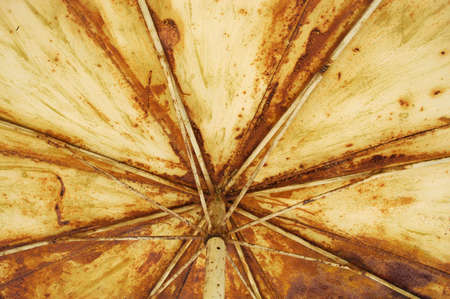 Umbrella of the rusty metal                      の写真素材