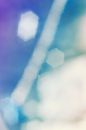 Abstract colored star shape lens blur の写真素材