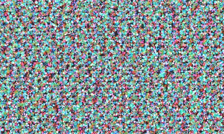 Abstract seamless multicolored small spiral patterns on black background の写真素材
